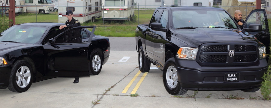 USS Agency patrol vehicles